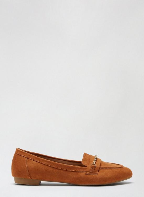 Dorothy Perkins Tan Preppy Loafers 2