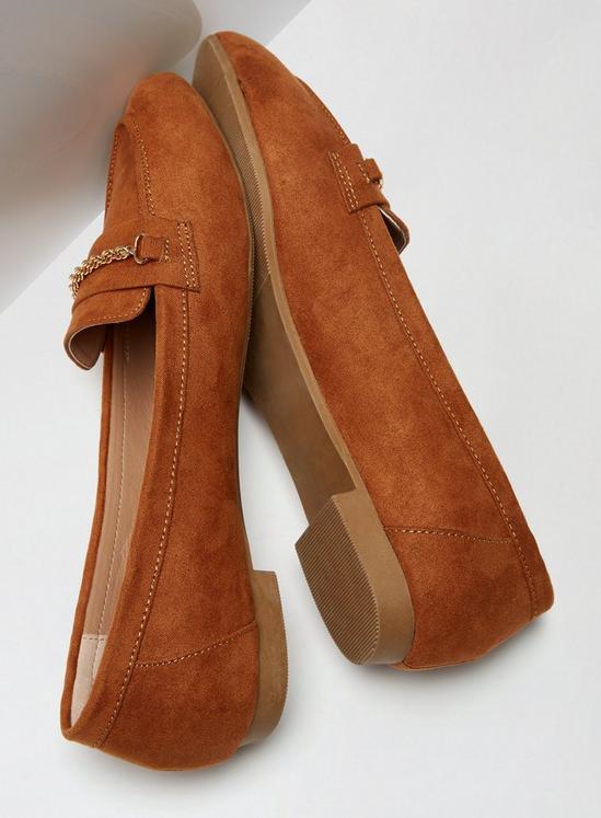 Dorothy Perkins Tan Preppy Loafers 4
