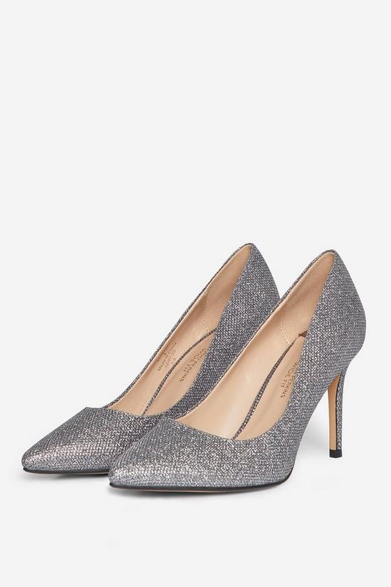 Dorothy Perkins Wide Fit Pewter Dele Court 2