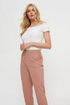 Dorothy Perkins Dusky Pink Ankle Grazer Trousers thumbnail 4