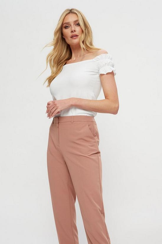 Dorothy Perkins Dusky Pink Ankle Grazer Trousers 4