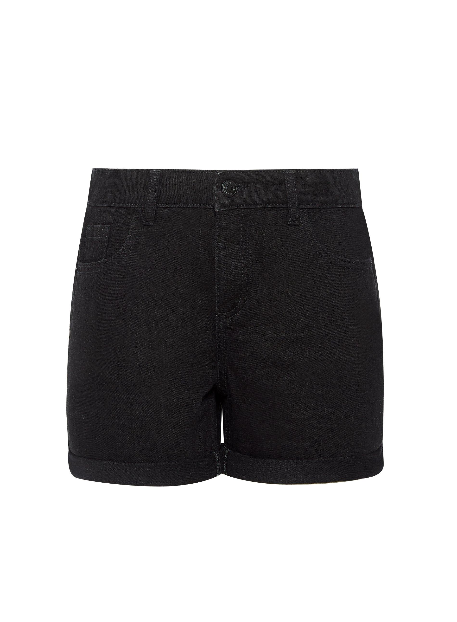 Black denim shorts dorothy cheap perkins