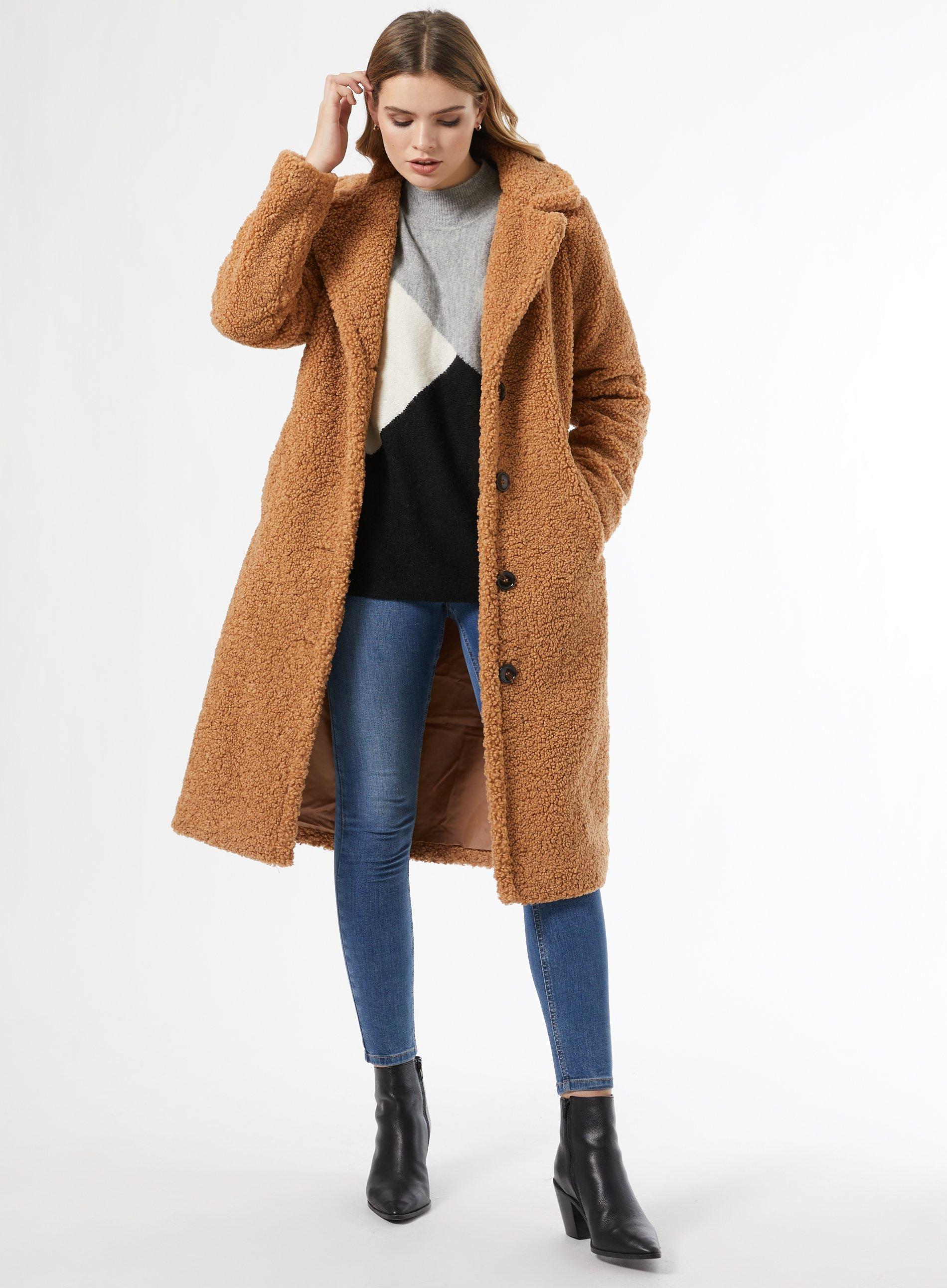 Dorothy perkins 2024 oatmeal teddy coat