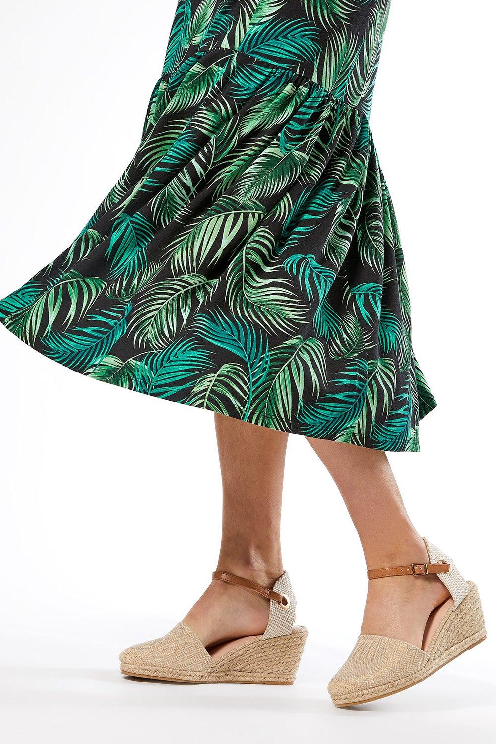 Dorothy perkins tropical print dress sale