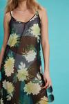 Dorothy Perkins Black Floral Print Beach Slip Dress thumbnail 4