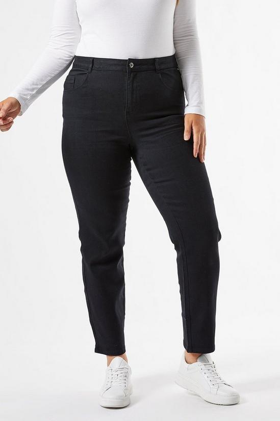 Dorothy Perkins Curve Black Slim Fit Ellis Jeans 3