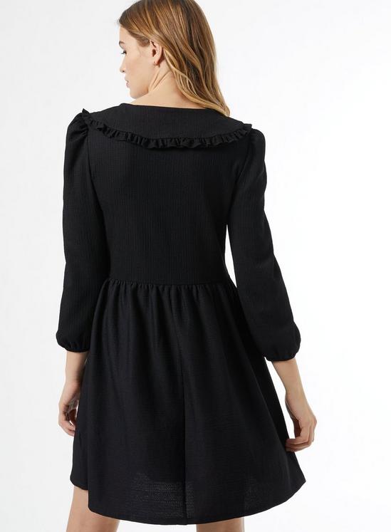 Dorothy Perkins Black Collar Fit and Flare Dress 2