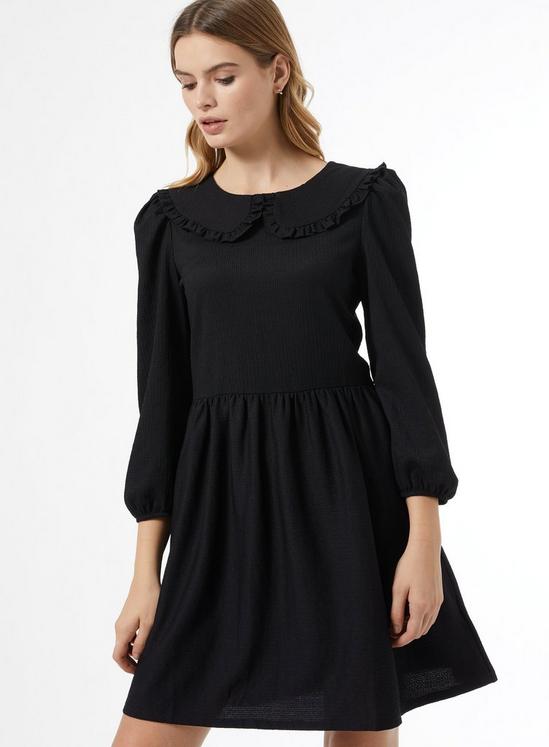 Dorothy Perkins Black Collar Fit and Flare Dress 3