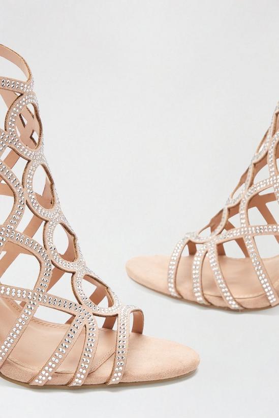 Dorothy Perkins Showcase Spectacular Caged Lace Up Sandal 3