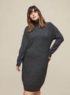 Dorothy Perkins Curve Grey Knitted Dress thumbnail 1