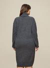 Dorothy Perkins Curve Grey Knitted Dress thumbnail 2