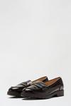 Dorothy Perkins Wide Fit Black Lincoln Loafer thumbnail 2