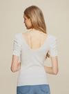 Dorothy Perkins Ivory Ruched Sleeve Top thumbnail 2