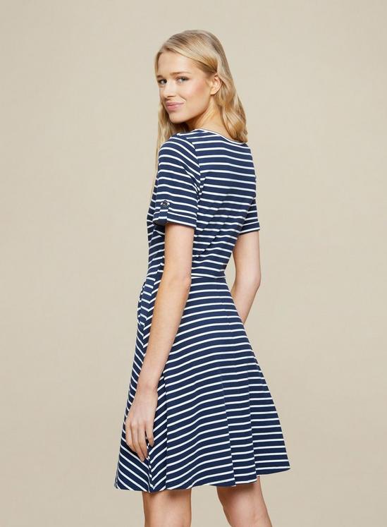Dorothy Perkins Navy Stripe T-Shirt Dress 2