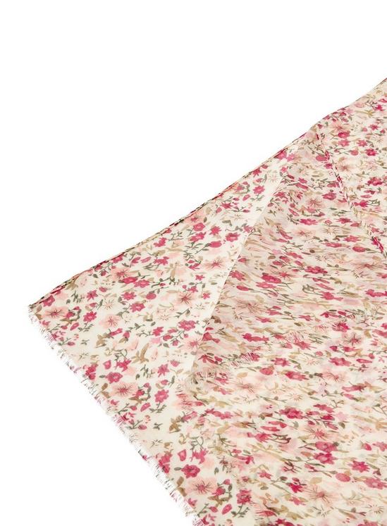 Dorothy Perkins Pink Ditsy Floral Lightweight Scarf 3