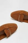 Dorothy Perkins Leather Tan Libby Loafers thumbnail 3