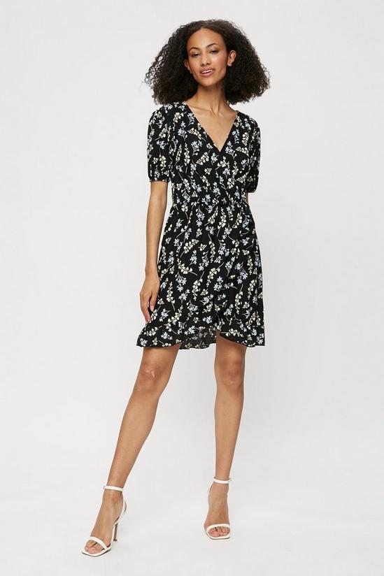 Dorothy Perkins Tall Ditsy Textured Floral Dress 2