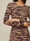 Dorothy Perkins Tall Zebra Puff Sleeve Fit and Flare thumbnail 3