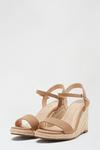 Dorothy Perkins Wide Fit Taupe Ray Ray Espadrille Wedge thumbnail 2