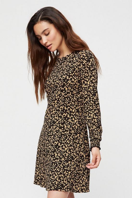 Dorothy Perkins Petite Animal Print Fit and Flare Dress 2
