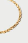 Dorothy Perkins Gold Short Twist Chain Necklace thumbnail 2