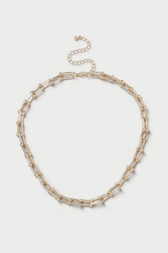 Dorothy Perkins Gold Square Chain Link 1
