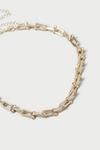 Dorothy Perkins Gold Square Chain Link thumbnail 2