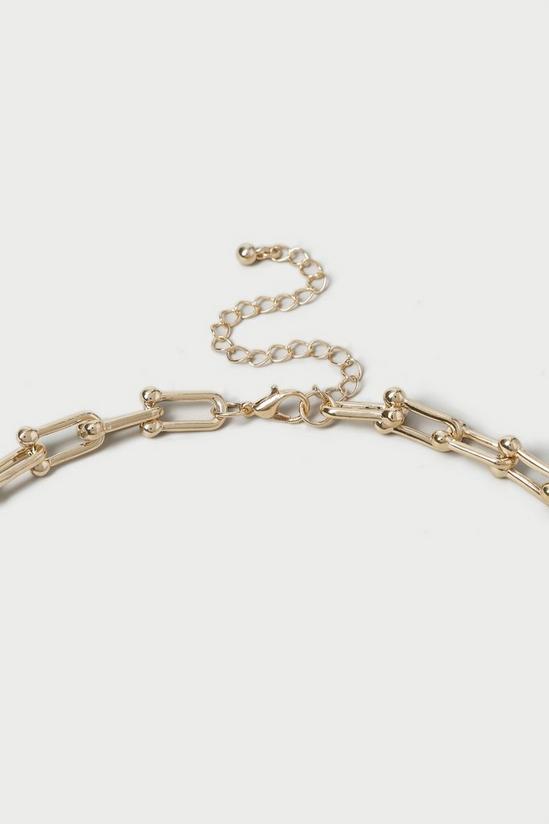 Dorothy Perkins Gold Square Chain Link 3