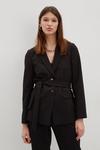 Dorothy Perkins Relaxed Belted Pocket Blazer thumbnail 1