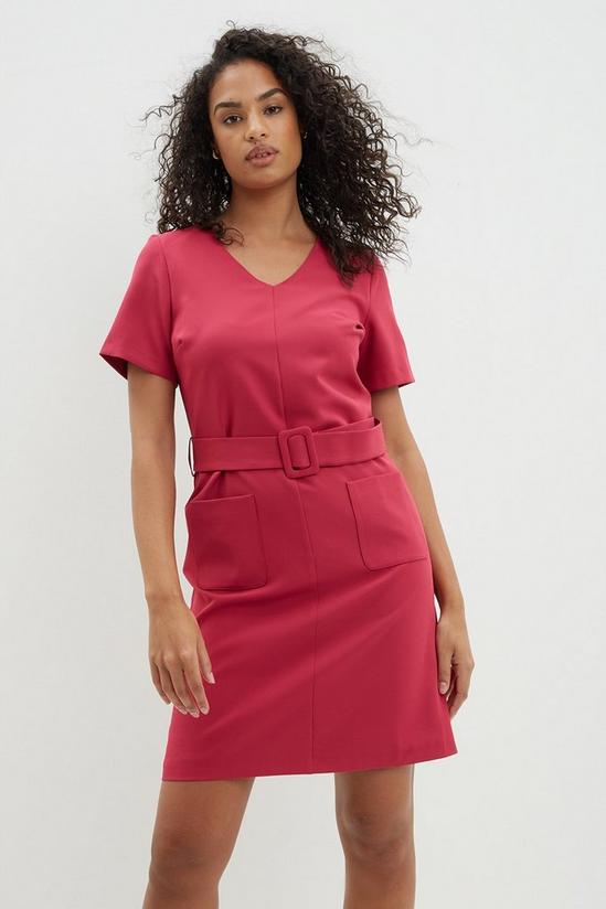 Dorothy Perkins Tailored Buckle Belted Dress 1