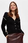 Dorothy Perkins Contrast Knitted Jacket thumbnail 1