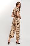 Dorothy Perkins Camel Spot Ruched Front Jumpsuit thumbnail 3