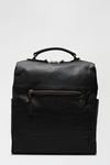 Dorothy Perkins Luxe Leather Zip Front Backpack thumbnail 1
