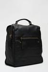 Dorothy Perkins Luxe Leather Zip Front Backpack thumbnail 2