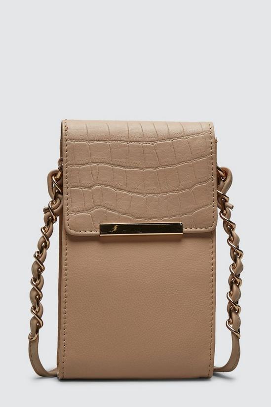 Dorothy Perkins Luxe Leather Mobile Phone Cross Body 1
