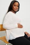 Dorothy Perkins Maternity Soft Touch Lace Detail Top thumbnail 1