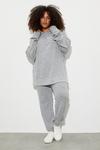 Dorothy Perkins Curve Grey Marl Soft Touch Hoodie thumbnail 2