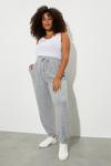 Dorothy Perkins Curve Grey Marl Soft Touch Joggers thumbnail 1