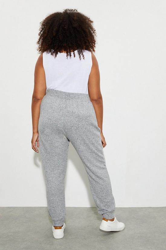 Dorothy Perkins Curve Grey Marl Soft Touch Joggers 3