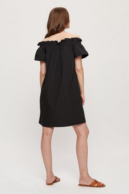 Dorothy Perkins Black  Bardot Mini Dress 3