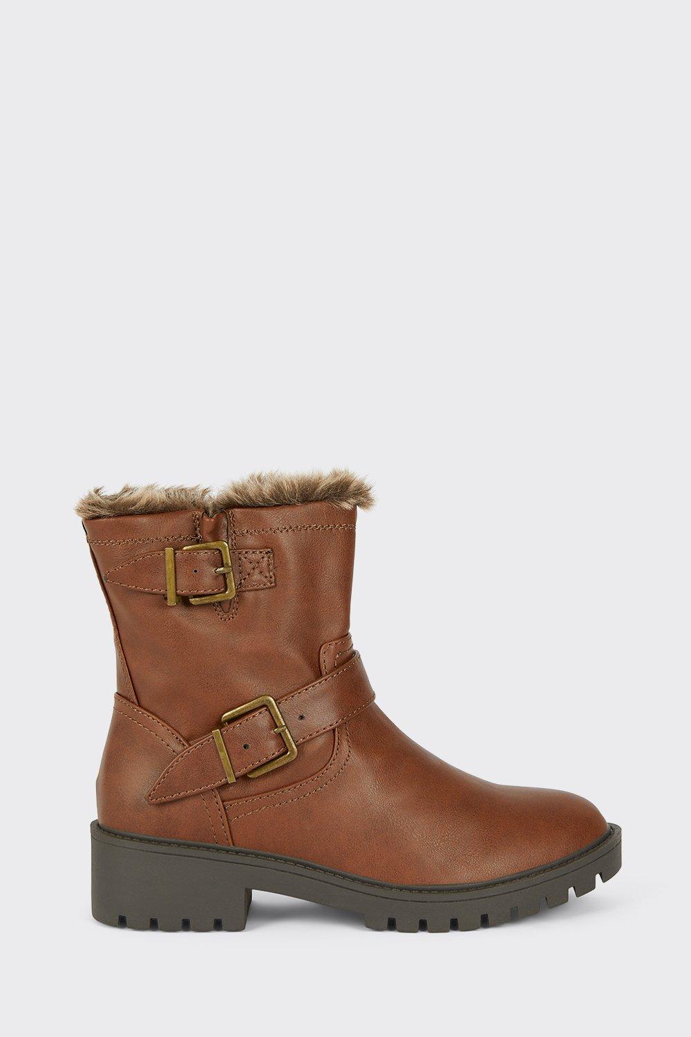 Dorothy perkins hotsell arctic biker boots