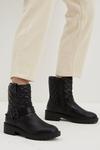 Dorothy Perkins Comfort Amelia Quilted Buckle Boots thumbnail 1