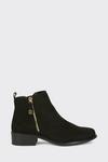 Dorothy Perkins Wide Fit Mable Side Zip Ankle Boots thumbnail 2