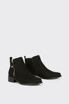 Dorothy Perkins Wide Fit Mable Side Zip Ankle Boots thumbnail 3