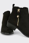 Dorothy Perkins Wide Fit Mable Side Zip Ankle Boots thumbnail 4