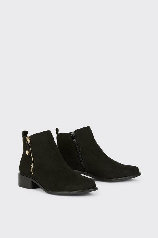 Dorothy Perkins Mable Side Zip Ankle Boots 3