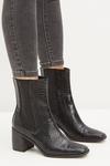Dorothy Perkins Amber Croc Detail Heeled Ankle Boot thumbnail 1