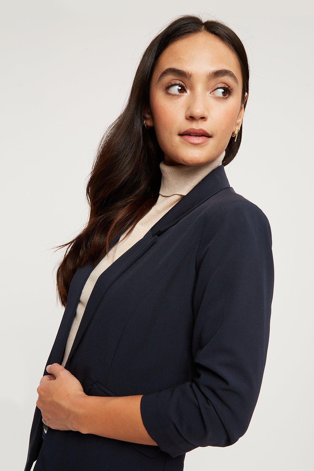 Petite navy blazer outlet womens