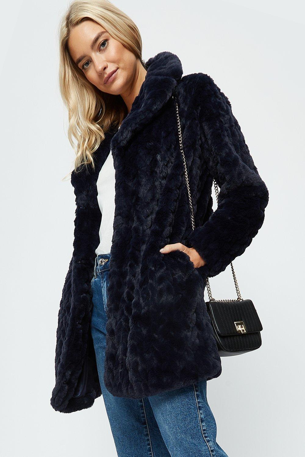 Dorothy perkins petite fur coats sale