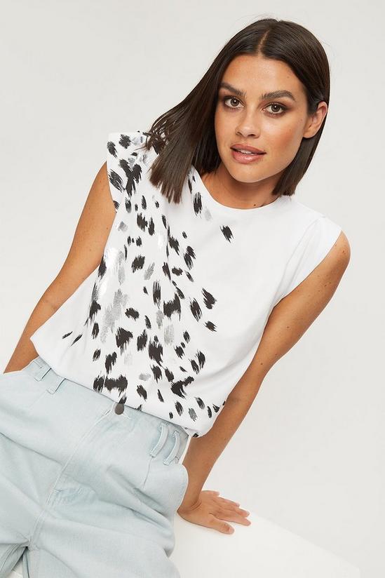 Dorothy Perkins Leopard Foil T-Shirt 4